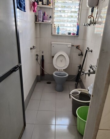 Bathroom in 1 RK Apartment at Unity Complex SRA CHS, Malad West – for Rent