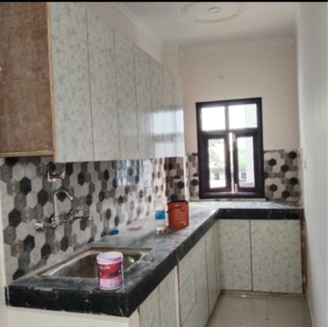 Kitchen in 2 BHK Builder Floor at Khirki Extension – for Rent