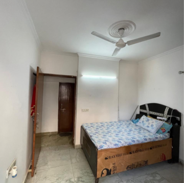 Bedroom in 1 BHK Builder Floor at Khirki Extension – for Rent