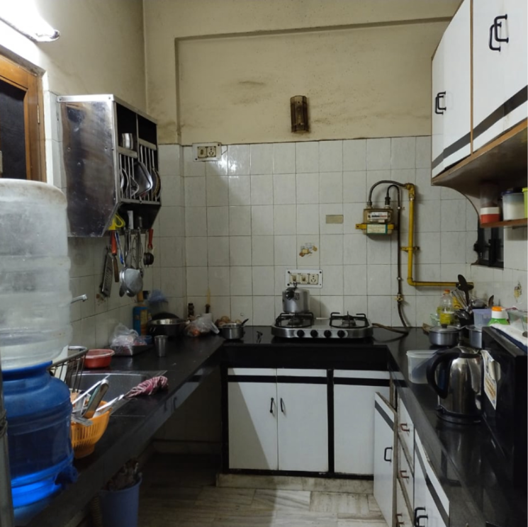 Kitchen, shivalik colony 3 Bedroom 200 Sq.Yd. Builder Floor In Shivalik Colony Delhi 8958132