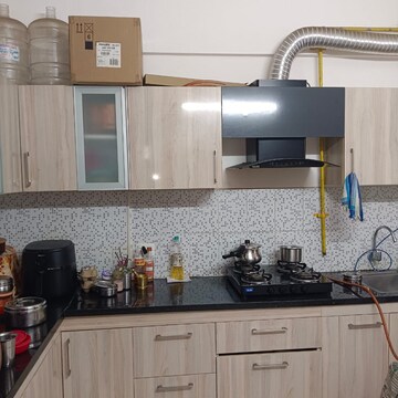 Kitchen in 2 BHK Apartment at Ramky One Galaxia, Nallagandla – for Rent