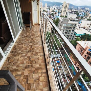 Balcony in 2 BHK Apartment at Suyog CHS Naupada, Naupada – for Sale