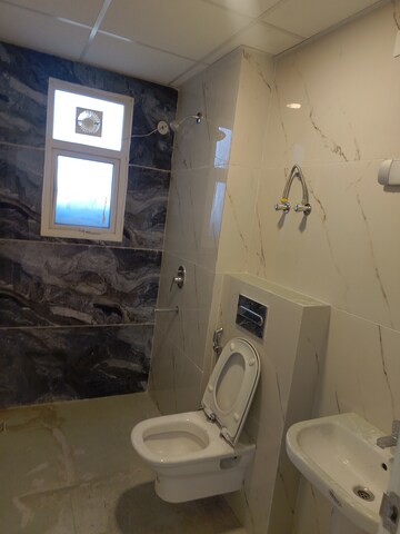 Bathroom in 3 BHK Apartment at Omaxe The Palace, Gomti Nagar – for Rent