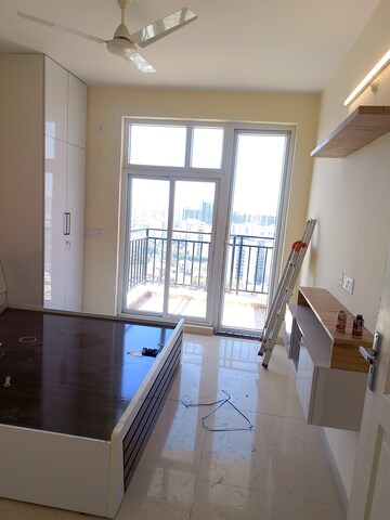 Staircase in 3 BHK Apartment at Omaxe The Palace, Gomti Nagar – for Rent