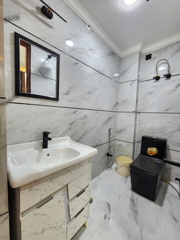 Bathroom in 2 BHK Builder Floor at Chattarpur – for Rent
