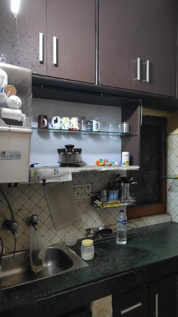 Kitchen in 1 BHK Builder Floor at Ganga Apartments Burari, Burari – for Rent