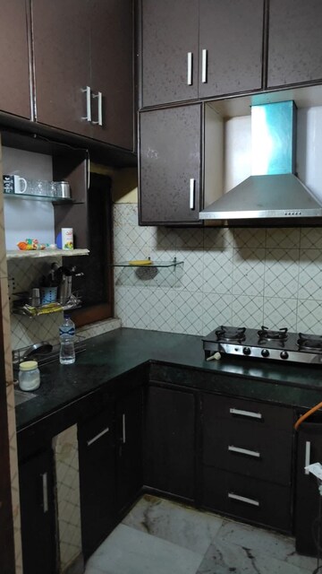 Kitchen in 1 BHK Builder Floor at Ganga Apartments Burari, Burari – for Rent