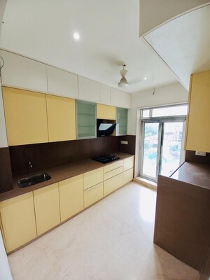Kitchen in 4 BHK Apartment at Galaxy Aura, Nerul Sector 6 – for Sale