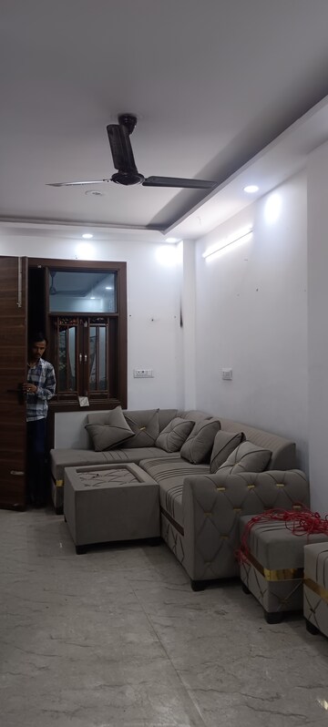 Living Room in 1 BHK Builder Floor at Tilak Nagar – for Rent