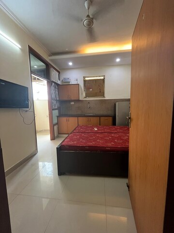 Kitchen in 1 RK Builder Floor at Sushant Vyapaar Kendra, Sector 43 – for Rent