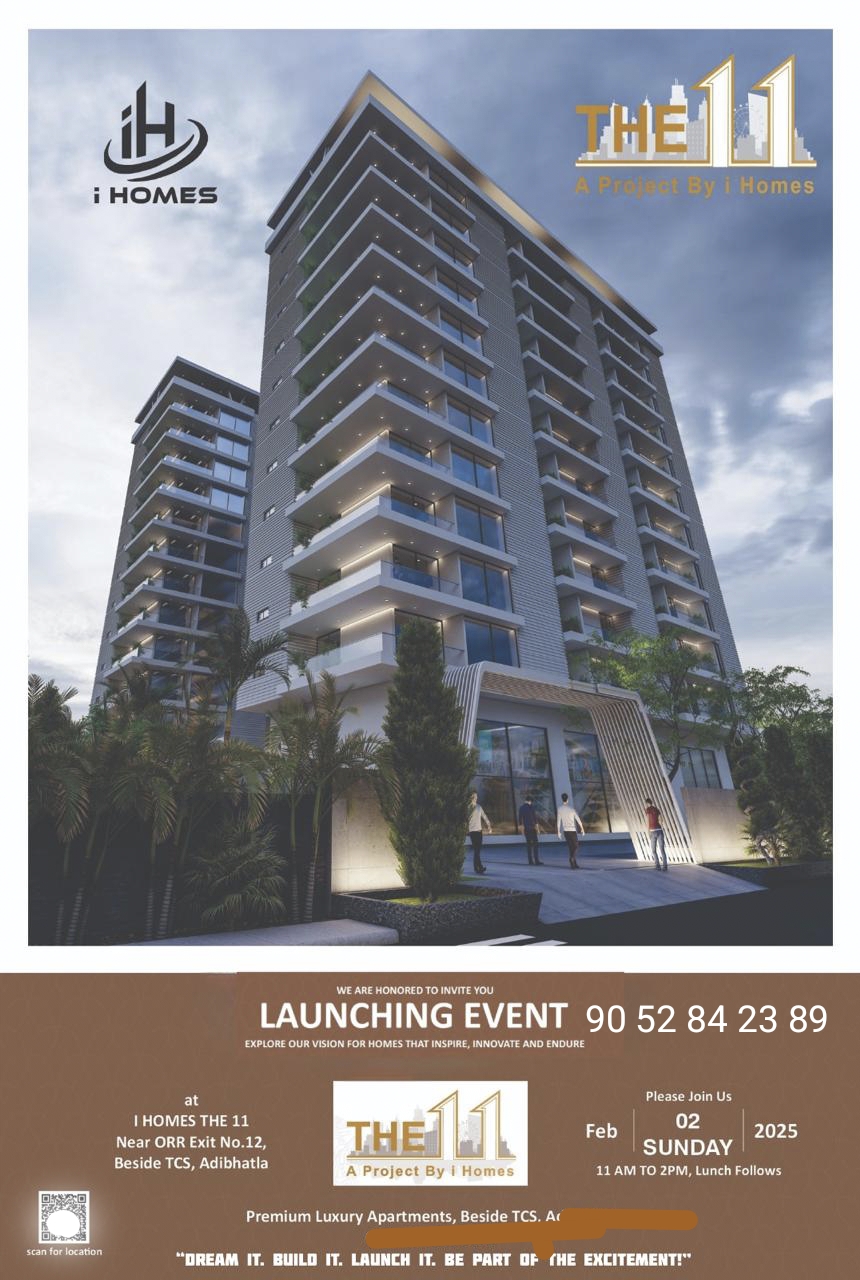 2 BHK + Pooja Room 1365 Sq.Ft. Apartment in I Homes Praramb