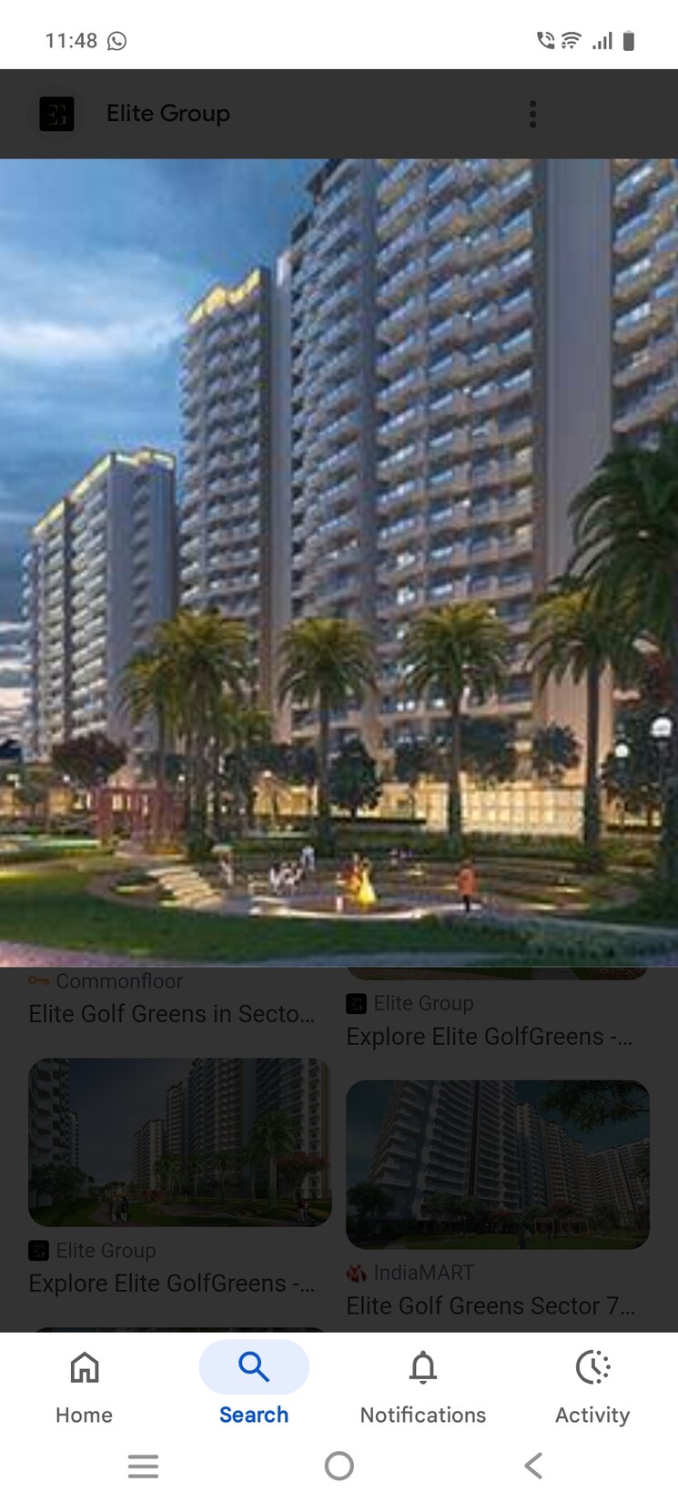 Exterior View, elite-golf-green 3 Bedroom 1675 Sq.Ft. Apartment In Sector 79 Noida 8958571