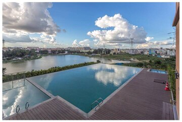 Swimming Pool in 3 BHK Apartment at Pashmina Waterfront, Old Madras Road – for Rent