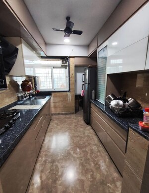 Kitchen in 2 BHK Apartment at Gala Pride Enclave, Naupada – for Sale