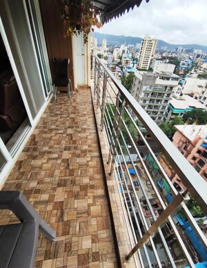 Balcony in 2 BHK Apartment at Gala Pride Enclave, Naupada – for Sale