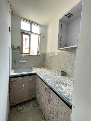 Kitchen in 1 BHK Builder Floor at Freedom Fighters Enclave – for Rent