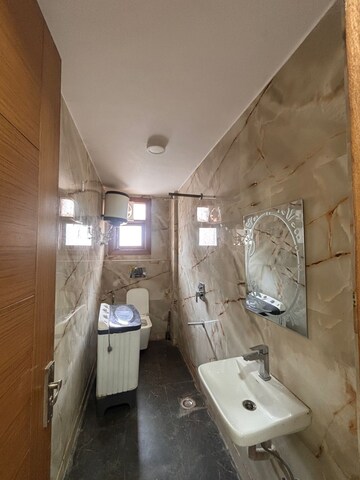 Bathroom in 2 BHK Builder Floor at Saket – for Rent