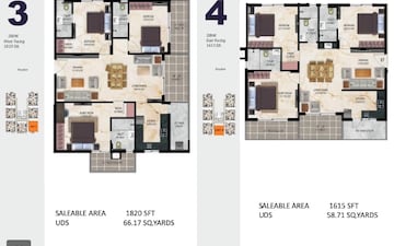 3 BHK Apartment For Sale in Maram Katam Jayasree, Hastinapuram