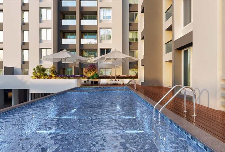 Swimming Pool, sukhwani-verde 2 Bedroom 737 Sq.Ft. Apartment In Handewadi Pune 8958679