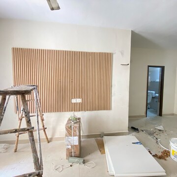 Living Room in 2 BHK Apartment at Signature Orchard Avenue 2, Hayatpur – for Rent