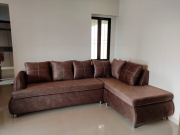 Living Room in 2 BHK Apartment at Cosmos Jewels, Ghodbunder Road – for Rent