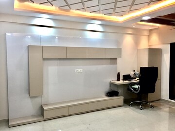 Living Room in 2 BHK Apartment at Cosmos Jewels, Ghodbunder Road – for Rent
