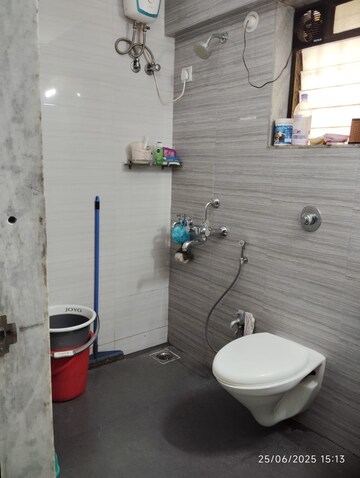Bathroom in 2 BHK Apartment at Cosmos Jewels, Ghodbunder Road – for Rent