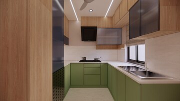 Kitchen in 2.5 BHK Apartment at SMR Vinay Classic, Kondapur – for Rent