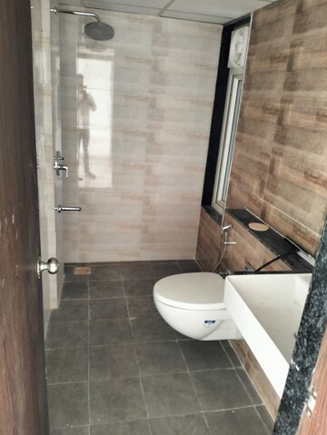 Bathroom in 3 BHK Apartment at Goel Ganga Utopia, Bavdhan – for Rent