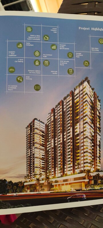 3 BHK Apartment – Exterior View View at Bachupally - for Sale