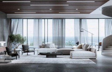 Living Room in 4 BHK Apartment at Sector 8 Sanpada – for Sale
