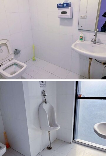 Bathroom in  Office Space at Levana Cyber Heights, Vibhuti Khand – for Rent