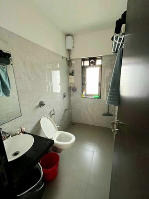 Bathroom in 2 BHK Apartment at Marathon Cosmos, Mulund West – for Sale