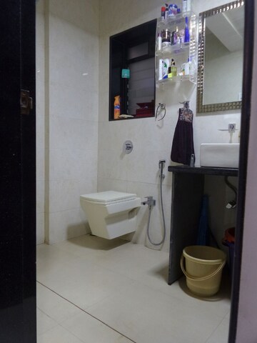 Bathroom in 1 BHK Apartment at Valentine Apartments, Goregaon East – for Rent