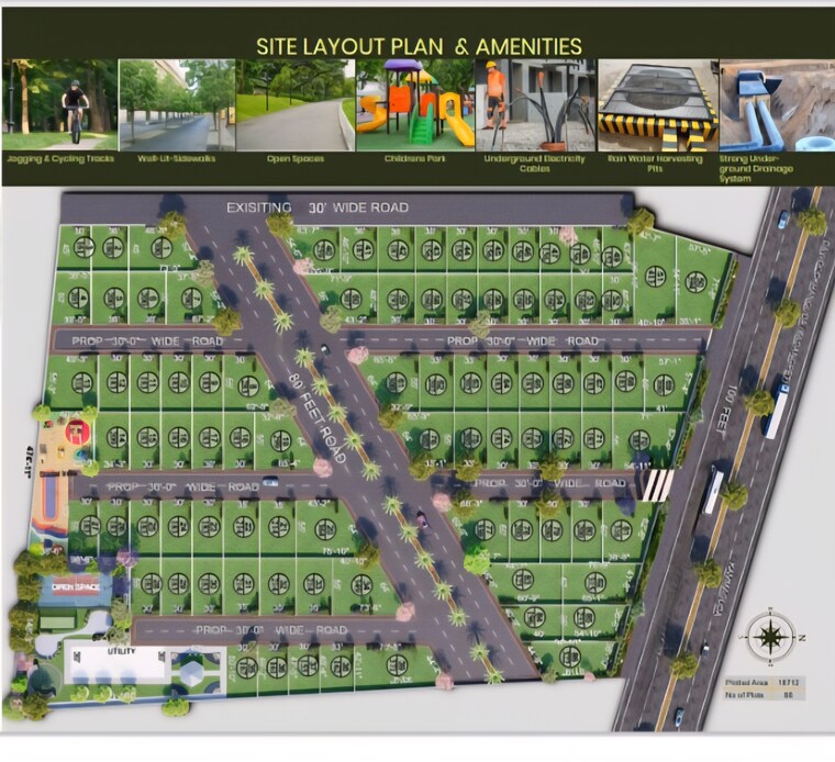 Exterior View, nadergul  152 Sq.Yd. Plot In Nadergul Hyderabad 8959137