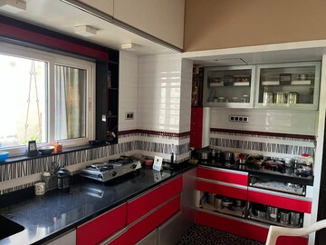 Kitchen in 3.5 BHK Apartment at Sigma One Grand Stand, Kothrud – for Sale