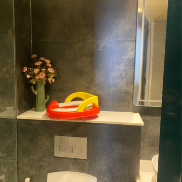 Bathroom in 4 BHK Apartment at DLF New Town Heights I, Sector 90 – for Sale