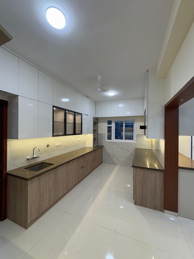 Kitchen, lnt-raintree-boulevard 4 Bedroom 2500 Sq.Ft. Apartment In Hebbal Bangalore 8959271