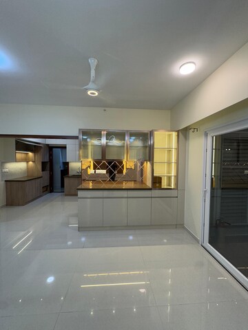 Living Room in 4 BHK Apartment at LnT Raintree Boulevard, Hebbal – for Rent