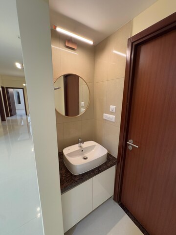 Bathroom in 4 BHK Apartment at LnT Raintree Boulevard, Hebbal – for Rent