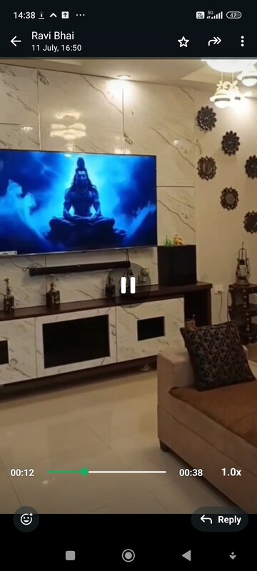 Living Room in 3 BHK Apartment at Ratan Pearls, Sector 16 Greater Noida – for Sale