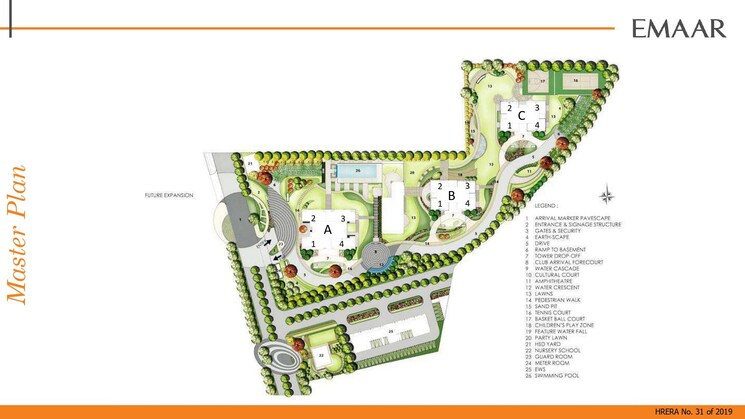 Master Plan, emaar-digi-homes 3 Bedroom 2588 Sq.Ft. Apartment In Sector 62 Gurgaon 8959438