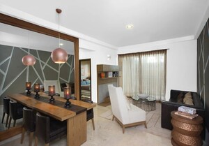 Living Room in 2.5 BHK Apartment at Hebbal – for Sale