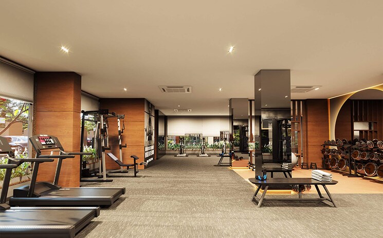Gym, shilp-revanta 3 Bedroom 1510 Sq.Ft. Apartment In Shela Ahmedabad 8959494