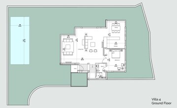 Floor Plan in 4 BHK Independent House at Assagao – for Sale