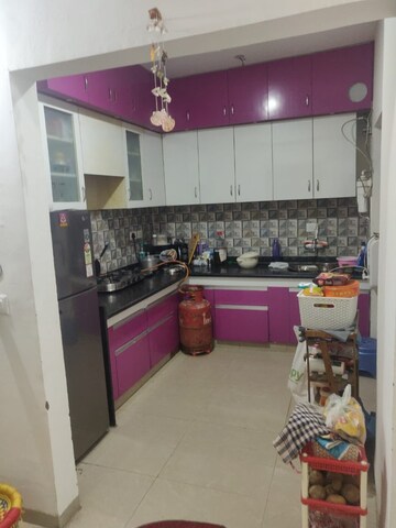 Kitchen in 3 BHK Apartment at Shri Radha Sky Gardens, Sector 16b Greater Noida – for Rent