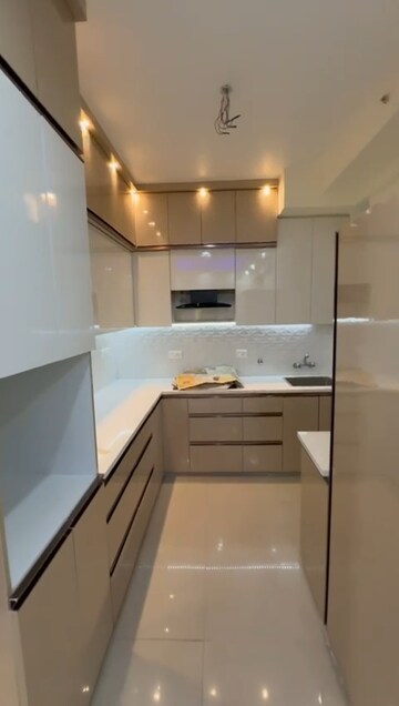 Kitchen in 3 BHK Apartment at Fusion Homes, Tech Zone 4 Greater Noida – for Rent