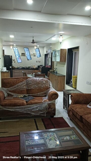 Living Room in 3 BHK Villa at Wakad – for Rent
