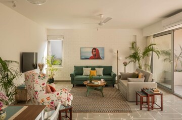Living Room in 2 BHK Apartment at Reis Magos – for Rent
