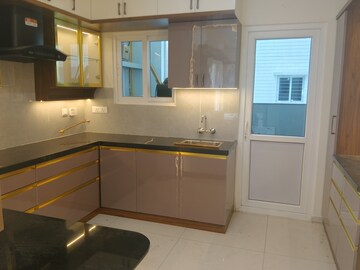 Kitchen in 2 BHK Apartment at Rajapushpa Provincia, Narsingi – for Rent